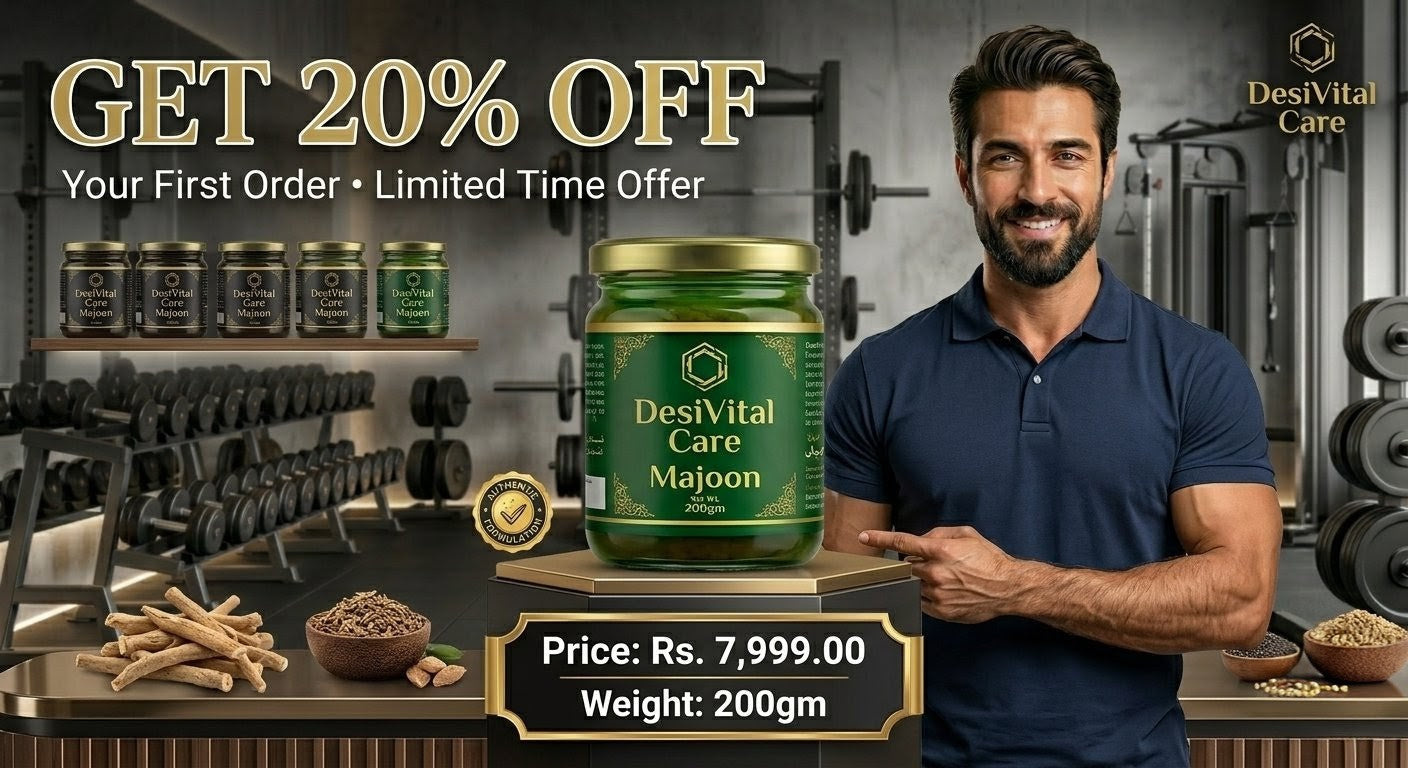 get 20 % off on 2 products (power of strength) desi vital care